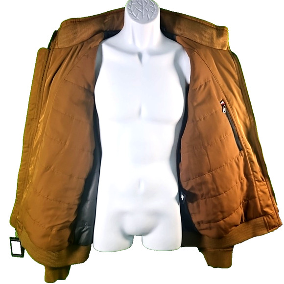 Tommy Hilfiger Men’s Brown (cooper) Bomber Jacket – Size 2XL – New With Tags - Picture 5 of 10